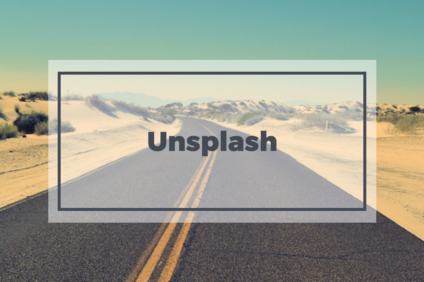 Unsplash website preview