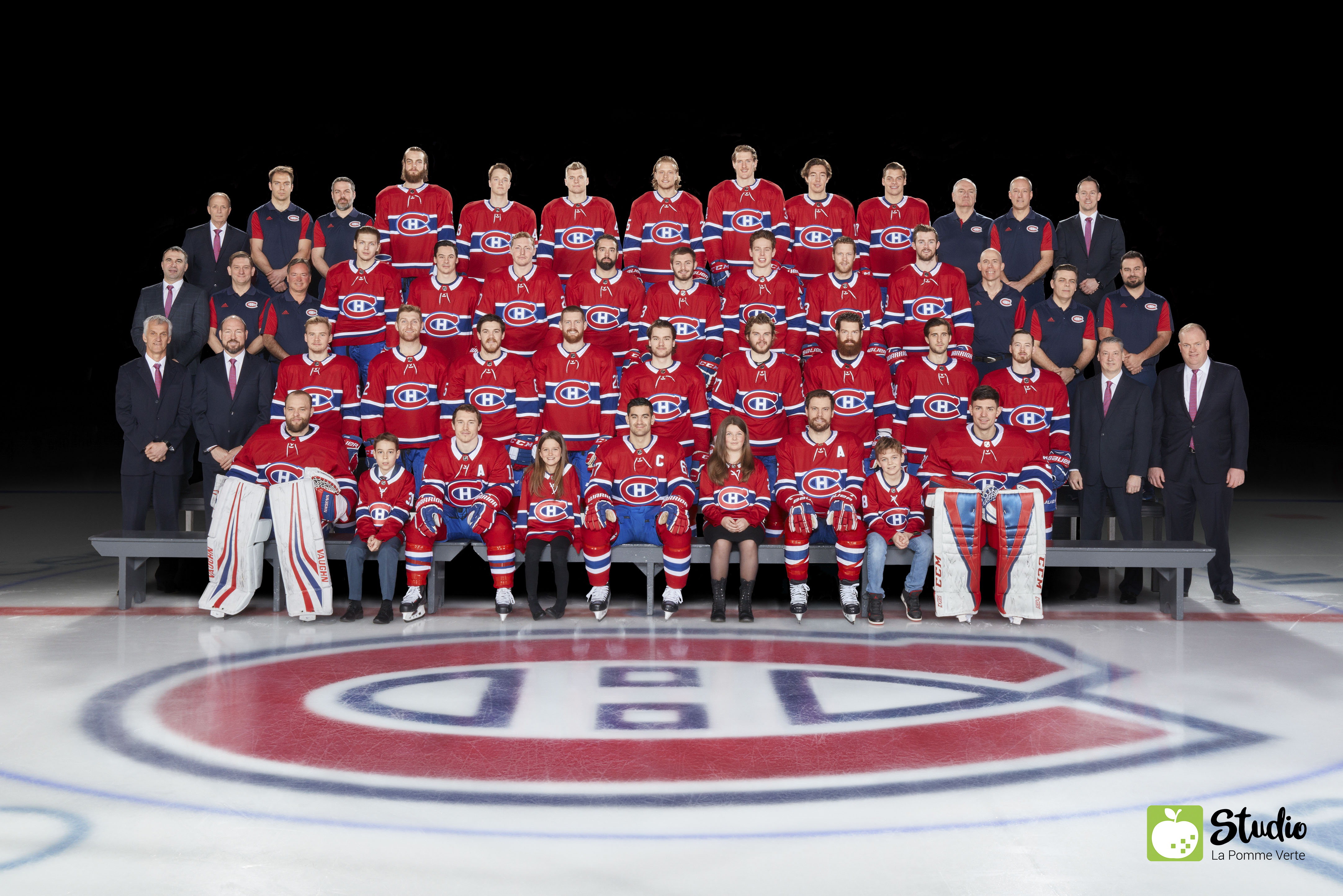 Montreal Canadiens hockey team official photo